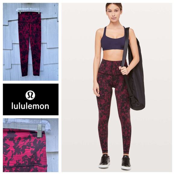 Lululemon‎ Wunder Under Super Hi-Rise Tight Nylon Spandex Legging Size 4 - Picture 1 of 7